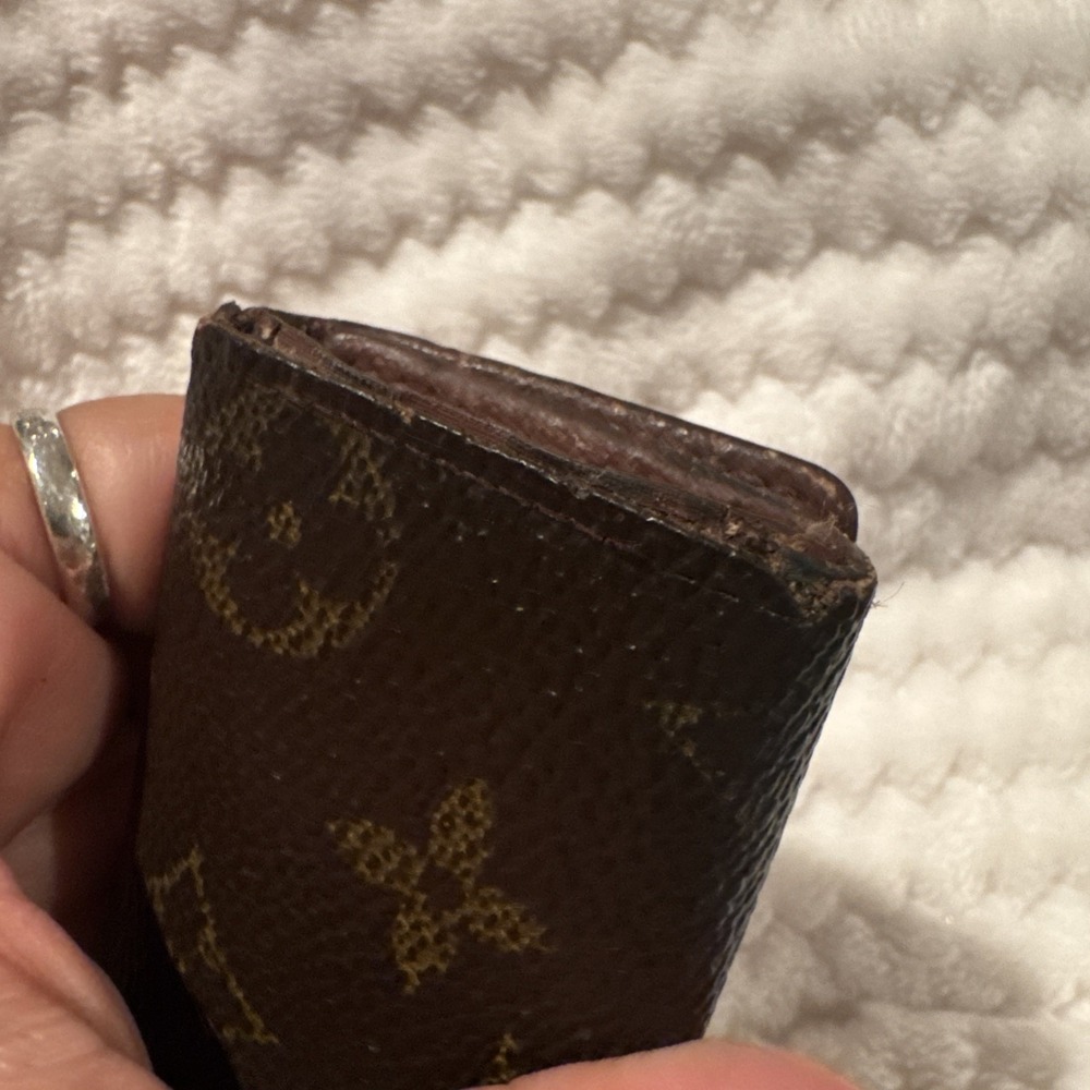 Louis Vuitton Monogram 4 Key Holder Wallet Brown Canvas France Authentic - Picture 6 of 16